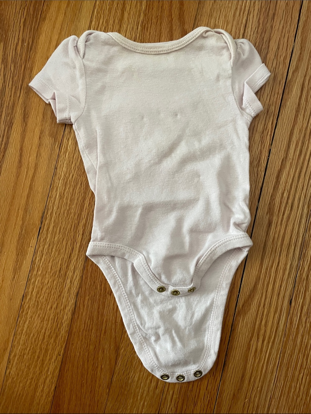 cloud island Pale Pink Short-Sleeve Baby Bodysuit
